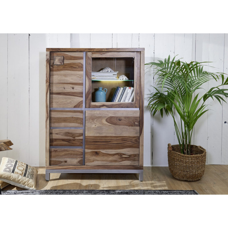 Massivmoebel24 Highboard Le Havre | Wayfair.de